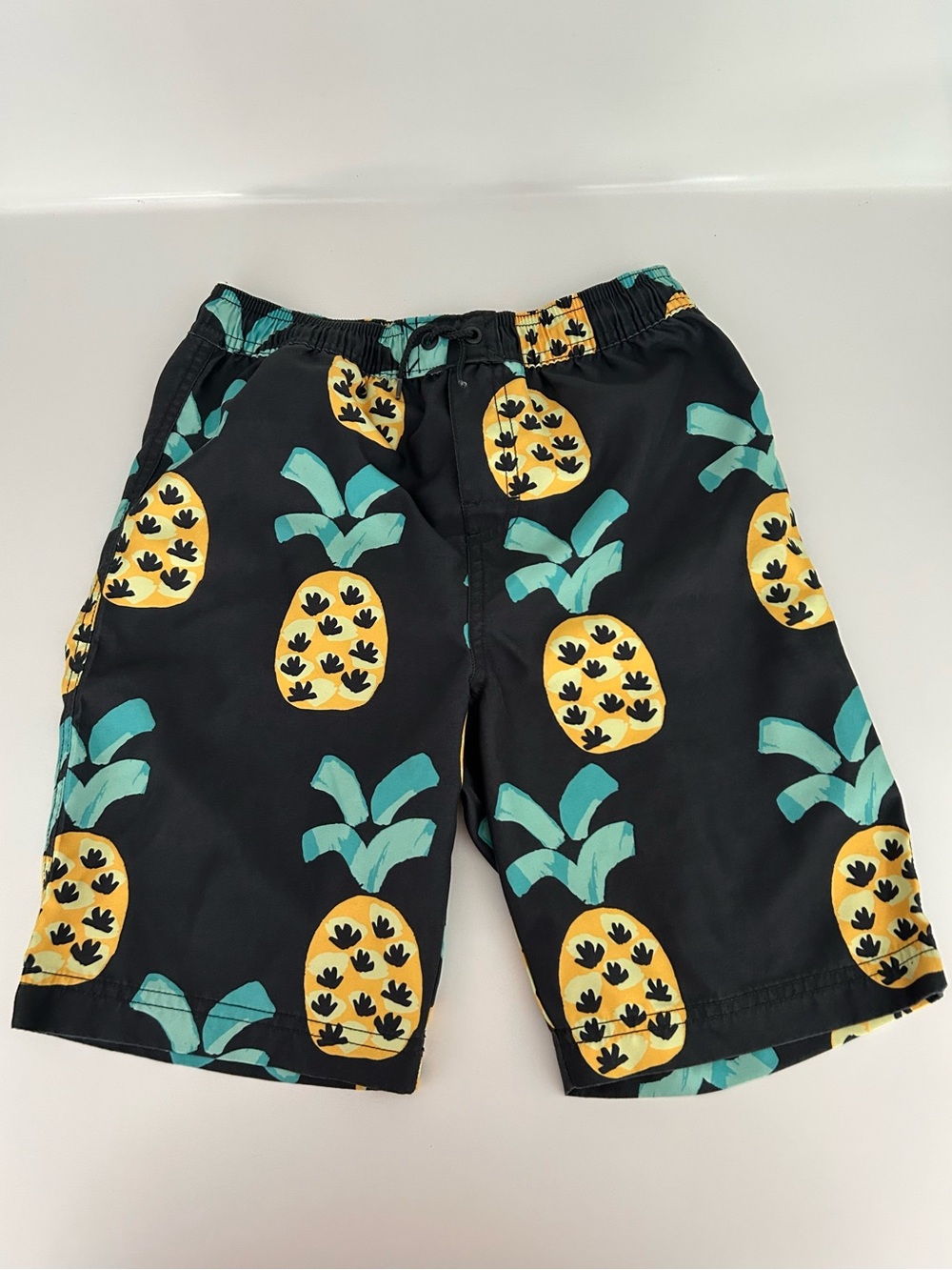 Tea Collection Boy Swim Shorts with Pineapple Motif Size 10